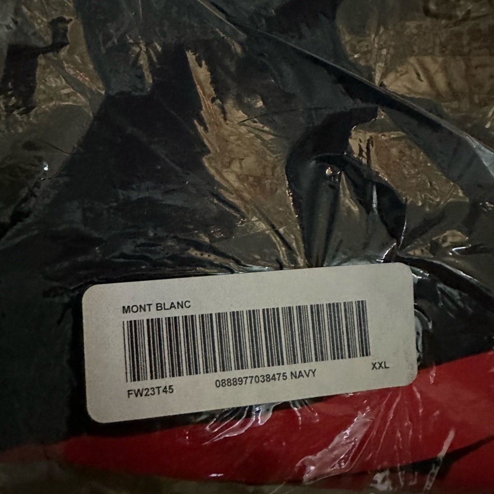 Supreme Mont Blanc Tee Navy XXL - Picture 2 of 3